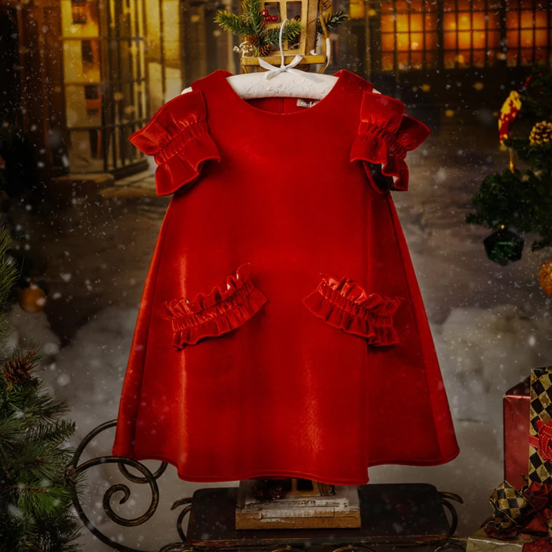 Dress 2 ZMHYAOKE г.; осеннее платье для маленьких девочек; красивые праздничные платья принцессы; рождественское платье на День Благодарения; Детские платья для девочек - Цвет: Dress 2