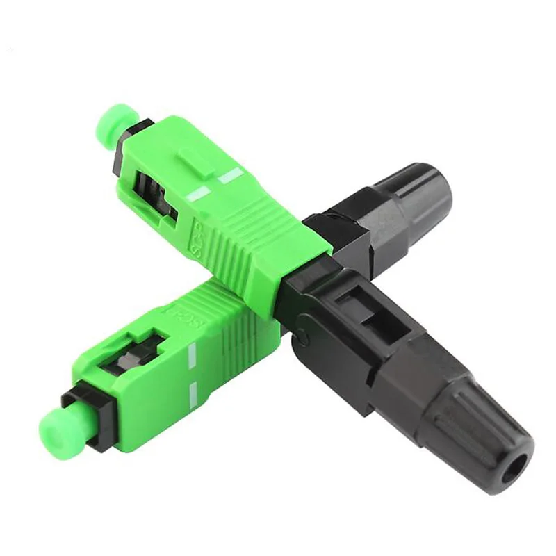SC APC Fast Connector Embedded Connector FTTH Tool Cold Fiber Fast Connector SC Fiber Optic Connector 2