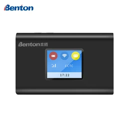 Benton m100 desbloquear modem roteador sem fio portátil 4g + lte cat 6 300mbps bolso ao ar livre hotspot wifi com slot para cartão sim