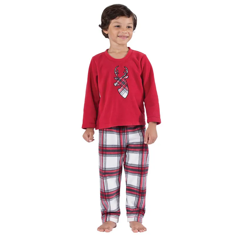Семейный пижамный комплект Moose для взрослых и женщин; Новинка; Рождественская одежда для сна с оленем; Пижама для мамы и дочки; Одинаковая одежда для всей семьи