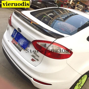 

2009 2010 2011 2012 2013 high quality ABS material for ford Fiesta sedan car by rear trunk wing roof spoiler by primer or paint