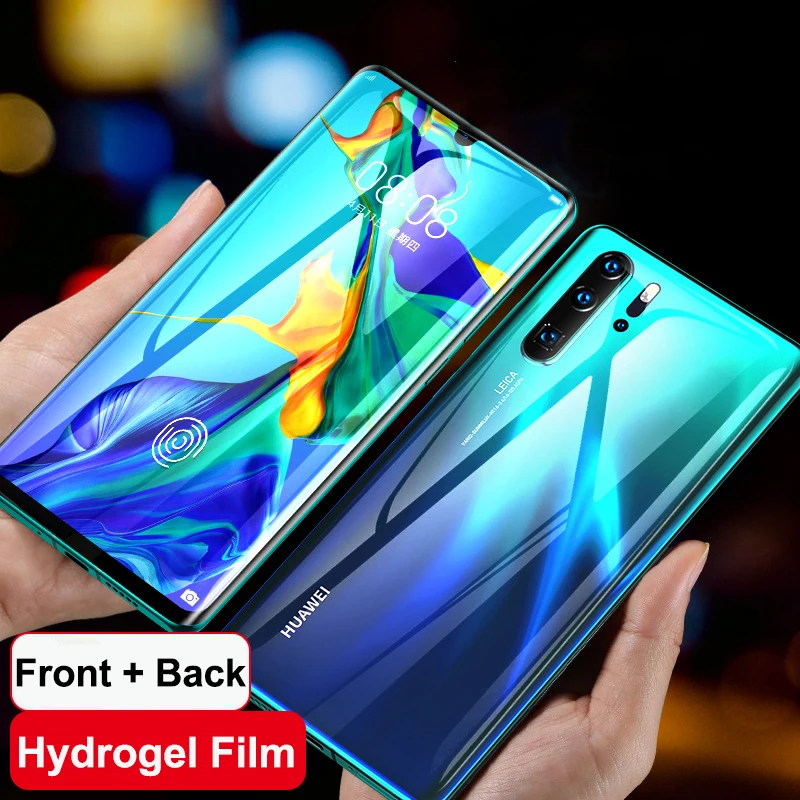 

Lamorniea 20D Front+Back Full Coverd Screen Protector For Huawei Mate 30 20 10 Pro Hydrogel Soft TPU Film For Huawei P20 P30 Pro