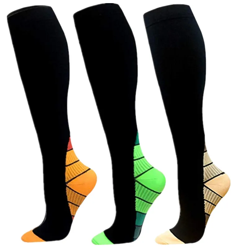 Compression Socks Anti Fatigue Unisex Crossfit Socks Medical Pressure Varicose Veins Leg Relief Pain Knee High