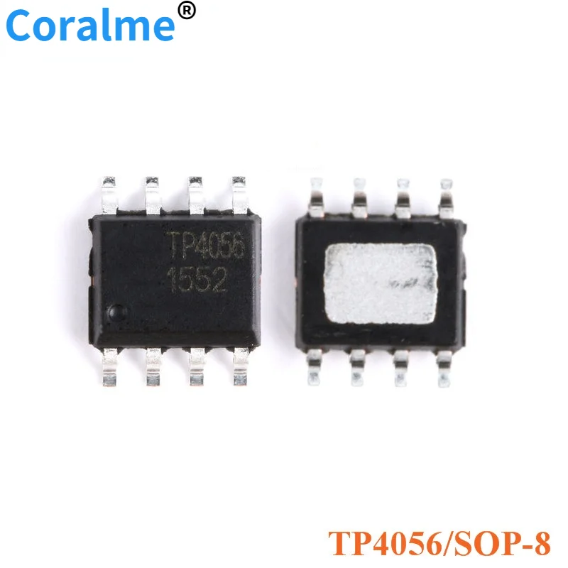 10pcs SMD TP4056 1A Linear Lithium-ion Battery Charger Chip Lithium Charge Management IC SOP-8 | Электронные компоненты и