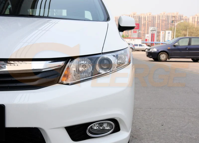 Для Honda Civic Sedan 2012 2013 2014 2015 проектор HD ультра яркий SMD СВЕТОДИОДНЫЙ ангельские
