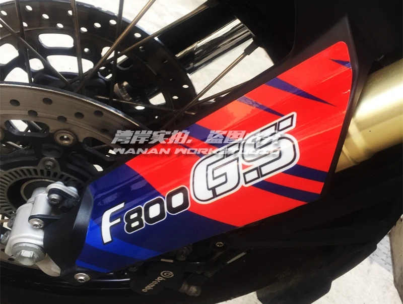 1 пара F800GS мотоциклетные передние ударные грязевые наклейки GS ADV Adventure автомобильные наклейки