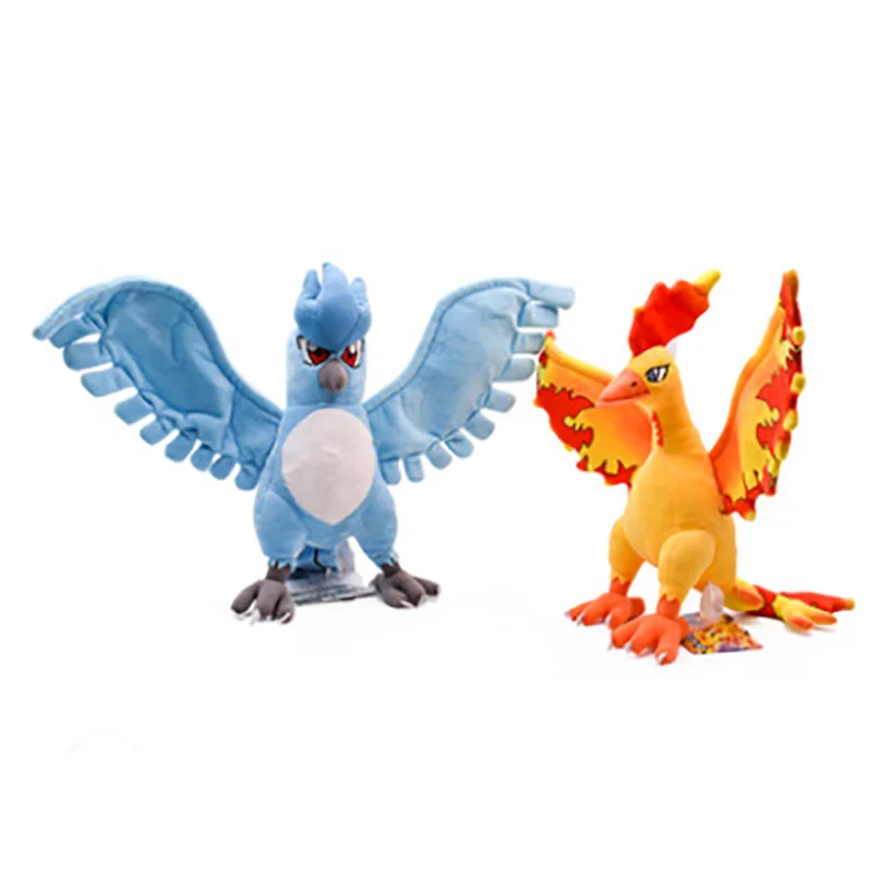 Articuno/Moltres куклы животных 28 см мультфильм плюшевые игрушки Высокое качество Мягкий PP Хлопок Дети День рождения лучший подарок для детей