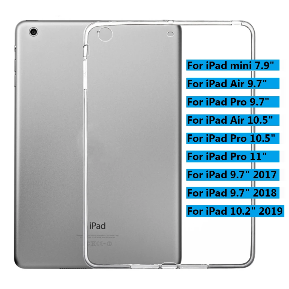 Прозрачный Гибридный резиновый защитный чехол для iPad mini/Air/Pro 9 7 дюйма 10 2 5 2019