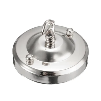 

Ceiling Holder Pendant Metal Lamp Hook Plate Accessory DIY Retro Practical Vintage Center Light Base Home Bulb Fitting Durable