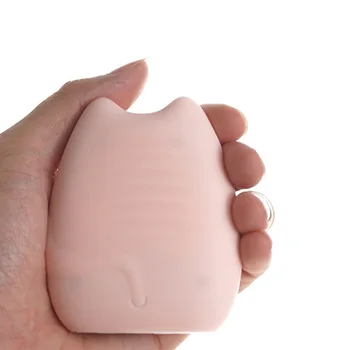 

Silicone Electric Facial Cleansing Instrument ABS Silicone Facial Massager Cat Shape Moisturizing Waterproof Mini USB Clean