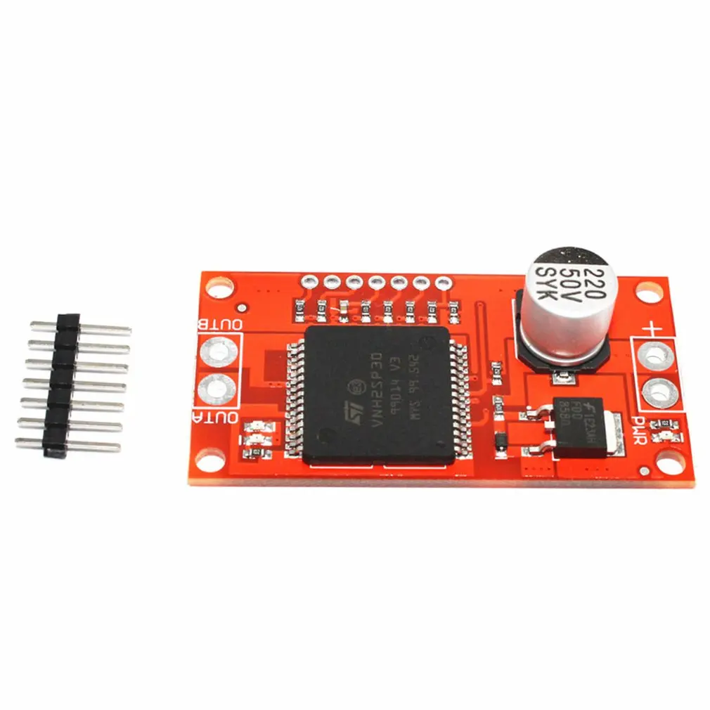 VNH2SP30 модуль привода шагового двигателя высокий ток 30A Профессиональный портативный черный технология 1 способ