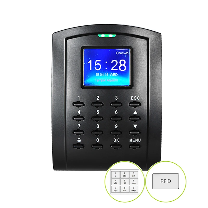 ZK SC105 TCP/IP USB цветной TFT RFID терминал контроля доступа посещаемости времени система