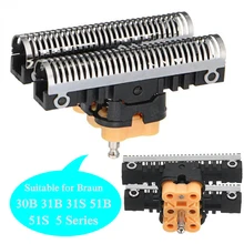 Poleet замена лезвия бритвы резак бритвенной головки для зубных щеток BRAUN 3Series 5 серии 30B 31B 31S 51B 51S 8000 7000 6000 5000 4000