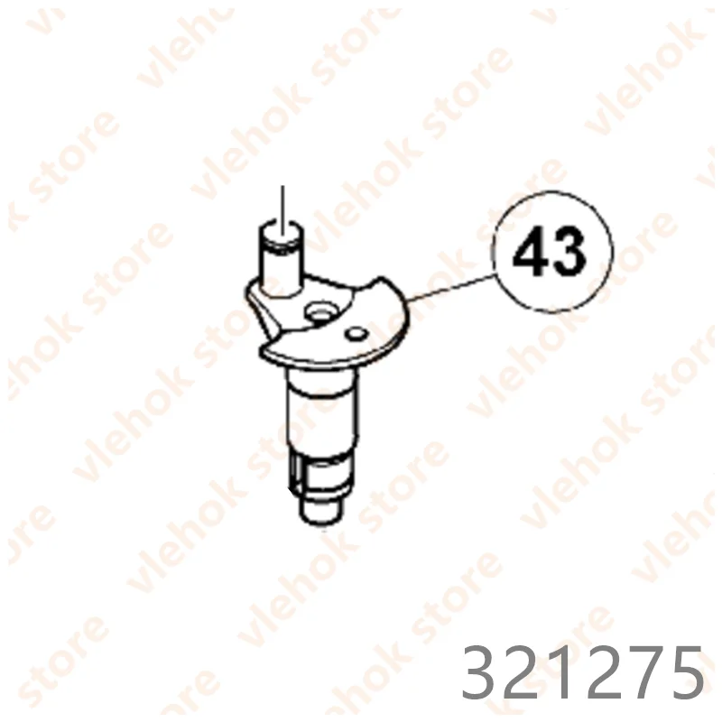 

CRANK SHAFT for HITACHI DH40MR DH40SR DH40FR 321275 Power Tool Accessories Electric tools part