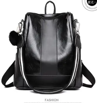 

Ladies Leather Backpack Vintage Laptop Bookbag for Women Men Travel Rucksack Bag Women Cute Shoulder for Girls