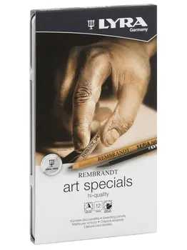 

A set of professional pencils Lyra Rembrandt art specials 12 pieces
