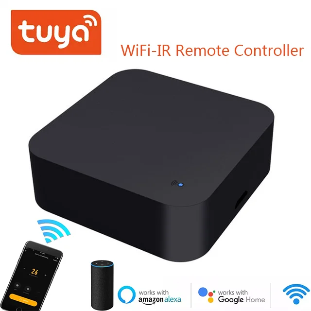 

Tuya Smart Home WiFi-IR Remote Controller Smart Life APP Wireless Air Conditioner TV Remote Controller With Alexa Google Home