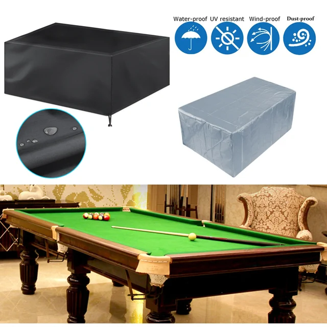 7/8/9FT Pour Billard Table de Billard Anti-Poussière Oxford Tissu Meubles  Couverture de Table De Billard Fournitures Avec Cordon - AliExpress