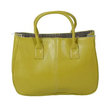 

Elegant Fashion Shoulder Bag PU leather Women Bag Lemon yellow