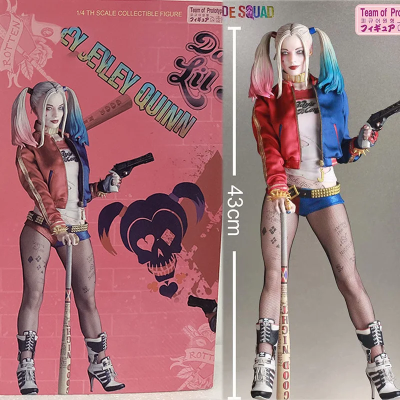 Action Figure Boneca Arlequina Harley Quinn Crazy Toys Original