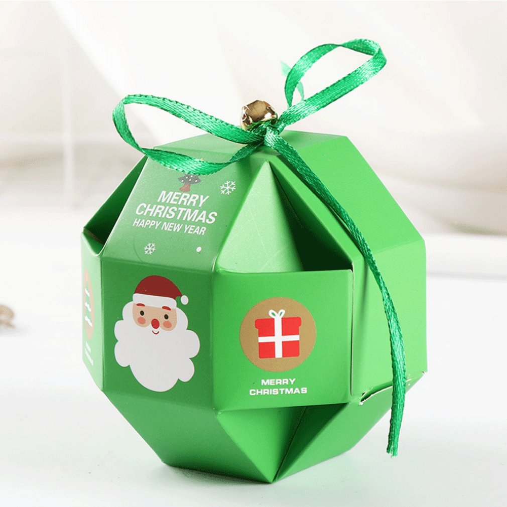 Merry Christmas Tree Bell Party Paper Favour Gift Sweets Carrier Bags Boxes