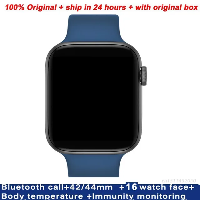 NEW T5+ Bluetooth call 44MM Series 5 Smart Watch Heart Rate Thermometer Pro  Smartwatch PK iwo 8 lite K8 iwo11 12 pro 13 k8 T8O|Smart Watches| -  AliExpress