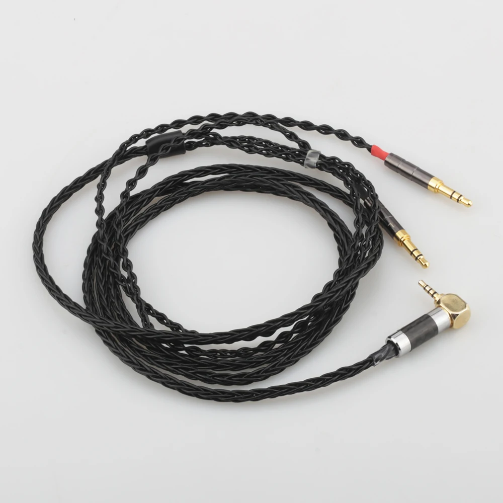Audiocrast HC028 8 Cores Headphone Earphone Cable For Denon AH D600 D7100 Hifiman Sundara Ananda HE1000se HE6se he400