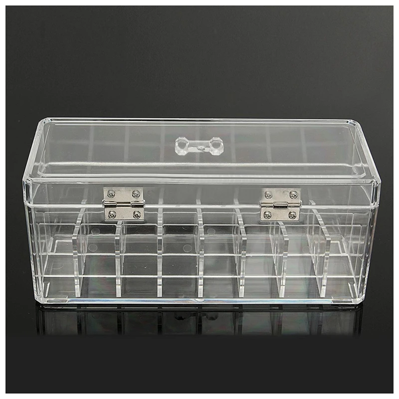 24 Acrylic Makeup Lipstick Storage Display Stand Rack Holder Cosmetic Organizer