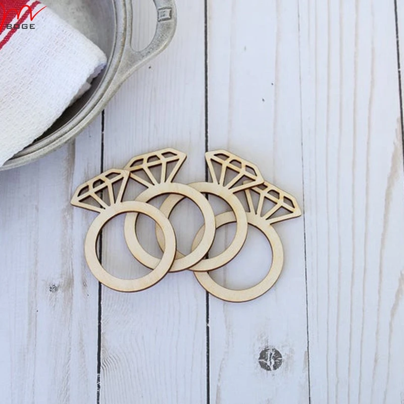 

20 шт деревянные настольные кольца для салфеток декоративные аксессуары для душа невесты свадебные кольца для салфеток