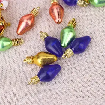 

100pcs Xmas Hanging Ball Decoration Christmas Bulbs Deocorative Exquisite Mini Light Bulbs For Shop Party A35