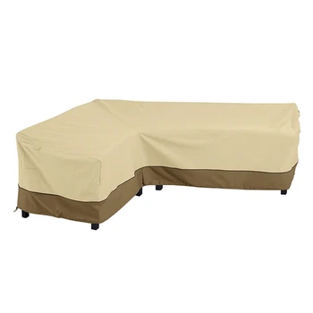 

Veranda L-Shaped Sectional Sofa Cover, Waterproof Outdoor Lawn Patio Furniture Covers Left Facing