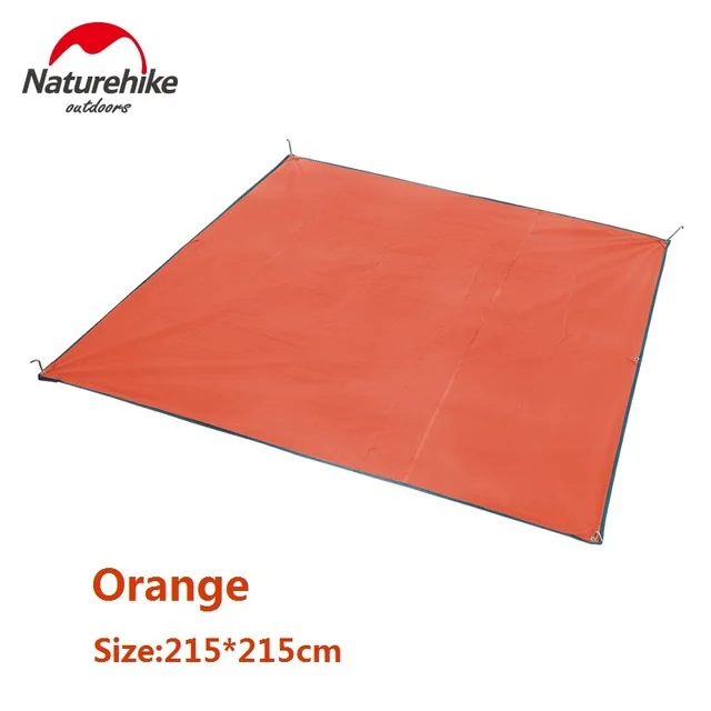 Naturehike 215x215 см/150x215 см Оксфорд напольный коврик для кемпинга песок свободный пляж тени ткань влагостойкая Подушка для пикника барбекю - Цвет: Orange L