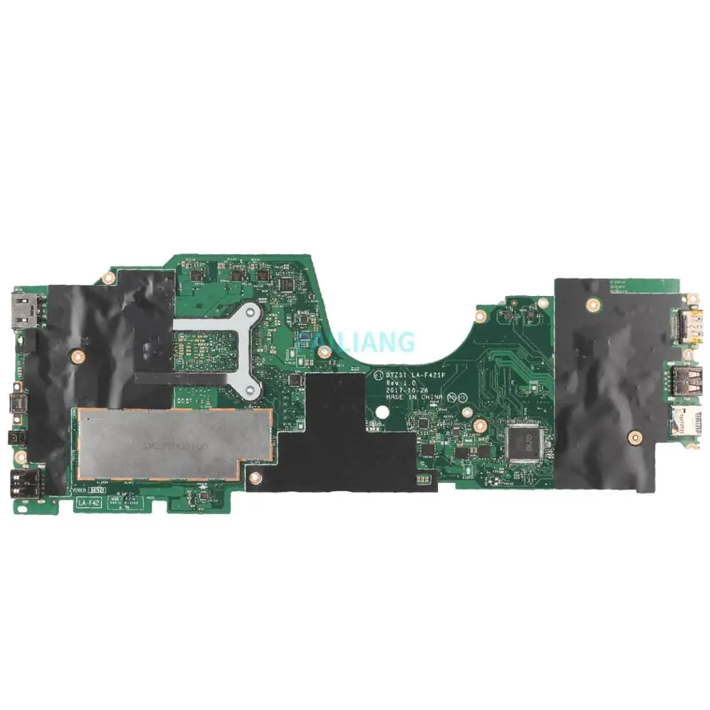 Very best PAILIANG Laptop motherboard For LENOVO Thinkpad YOGA 380 Mainboard SR3L9 i5-8350U 02DA016 LA-F421P