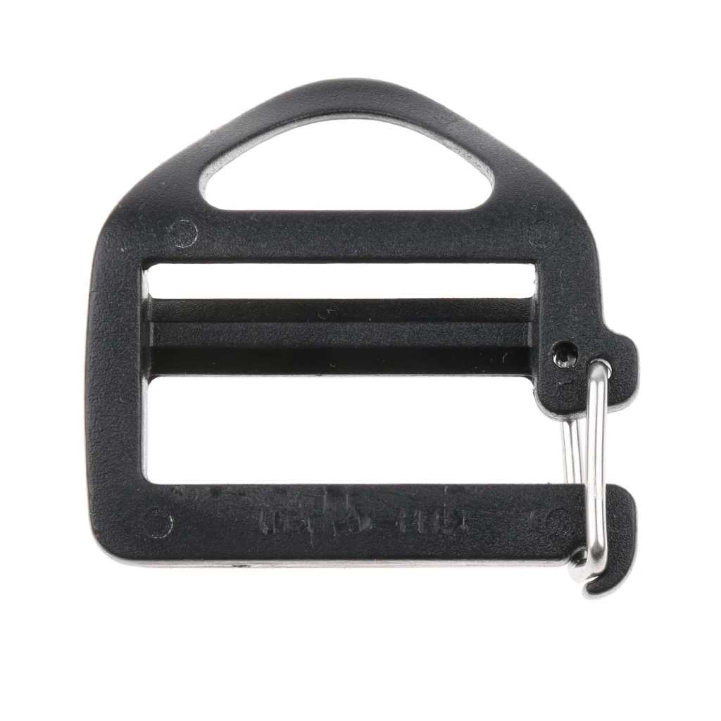 

5pcs Plastic Sliders Tri Glide Webbing Buckle Backpack Strap Webbing 1 Inch