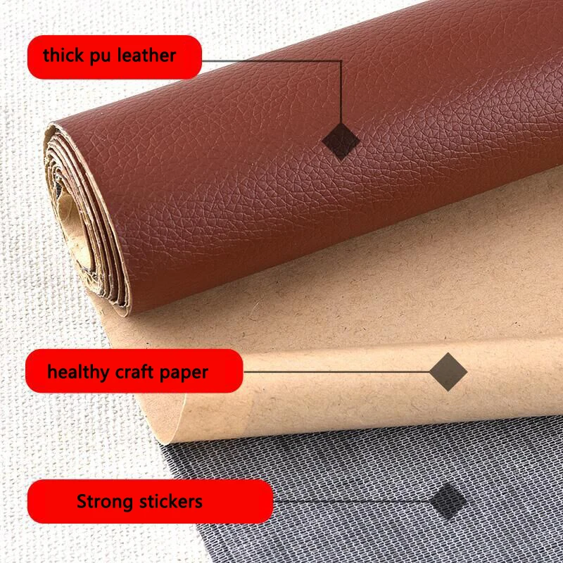 Leather Sofa Repair Self-Adhesive Patch No Ironing Repairing PU Fabric  Patches-A