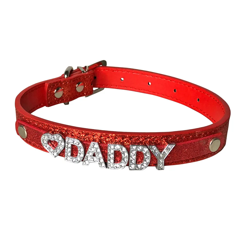 Daddy Dom DDLG/кожаный ошейник ABDL