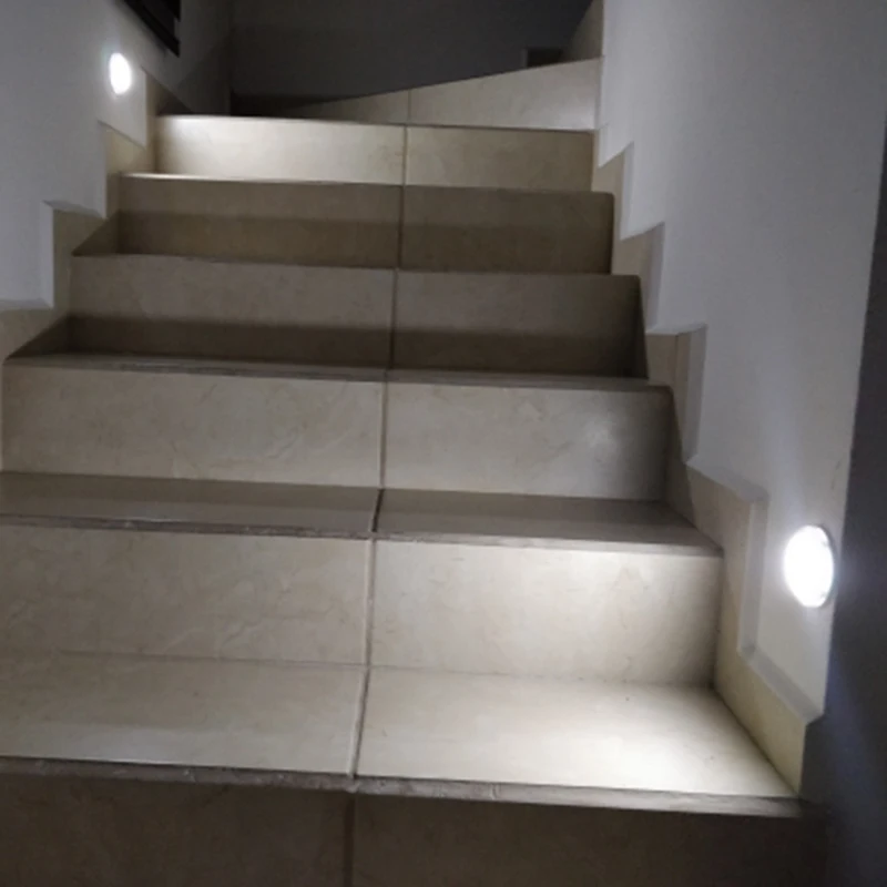 6 LED PIR датчик движения тела активированный настенный светильник ночник