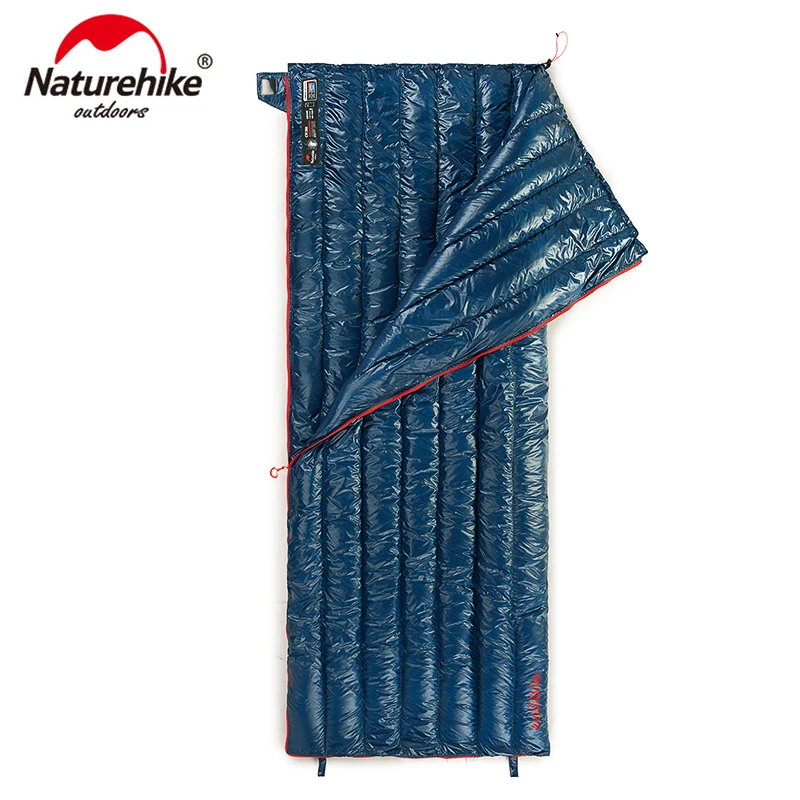 Сверхлегкий спальный мешок Naturehike CWM400 с гусиным пухом для кемпинга 790 г NH18Y011-R |