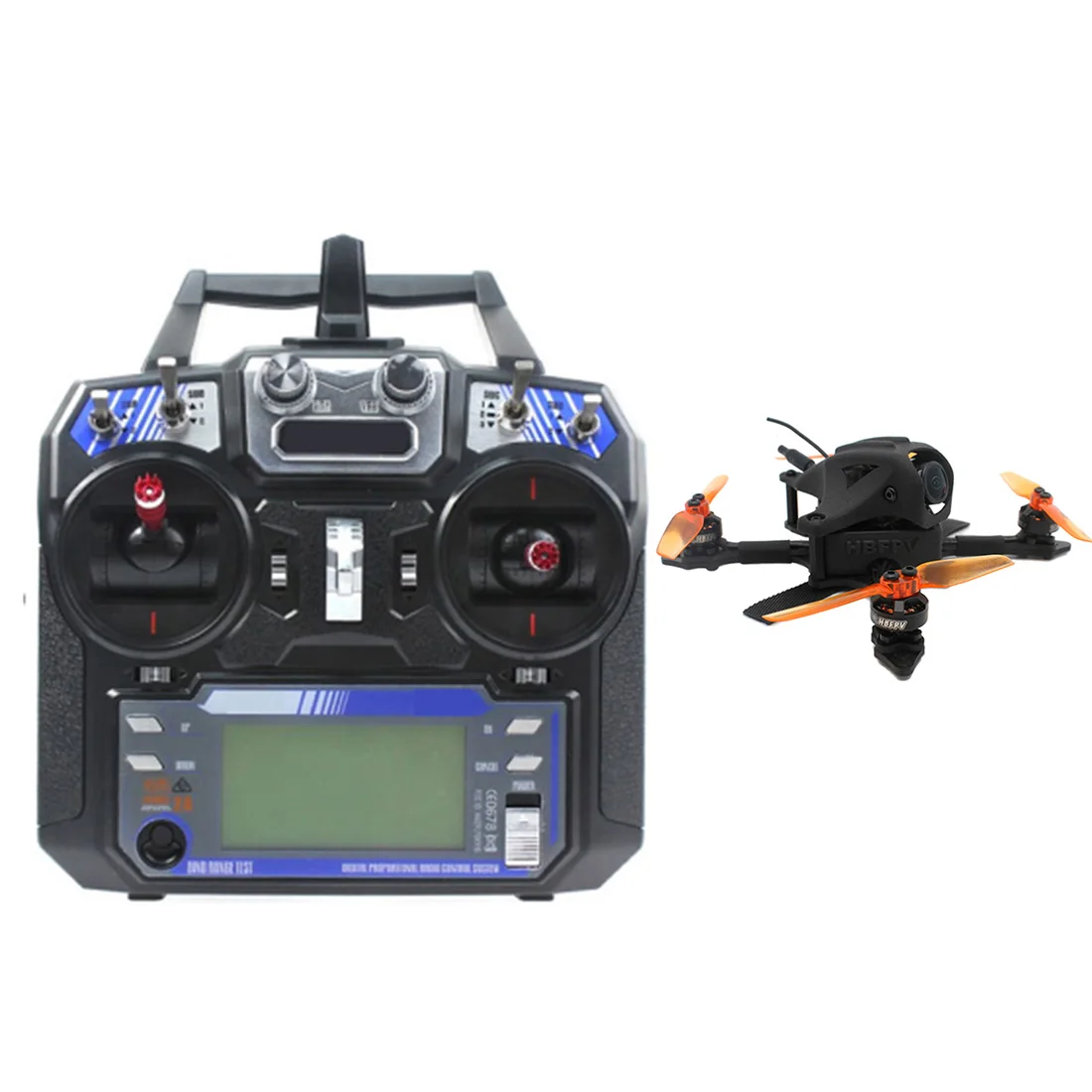 

JMT HBFPV FF65 V2 65mm 2.5 Inch 4S Toothpick Drone RTF w/ F4 OSD 12A Blheli_S ESC 1103 7000KV Motor Flysky FS-i6 Remote Control