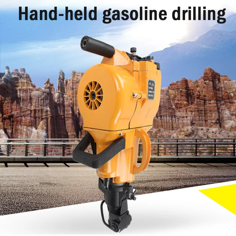 

Enhanced version of YN27C internal combustion rock drill crusher