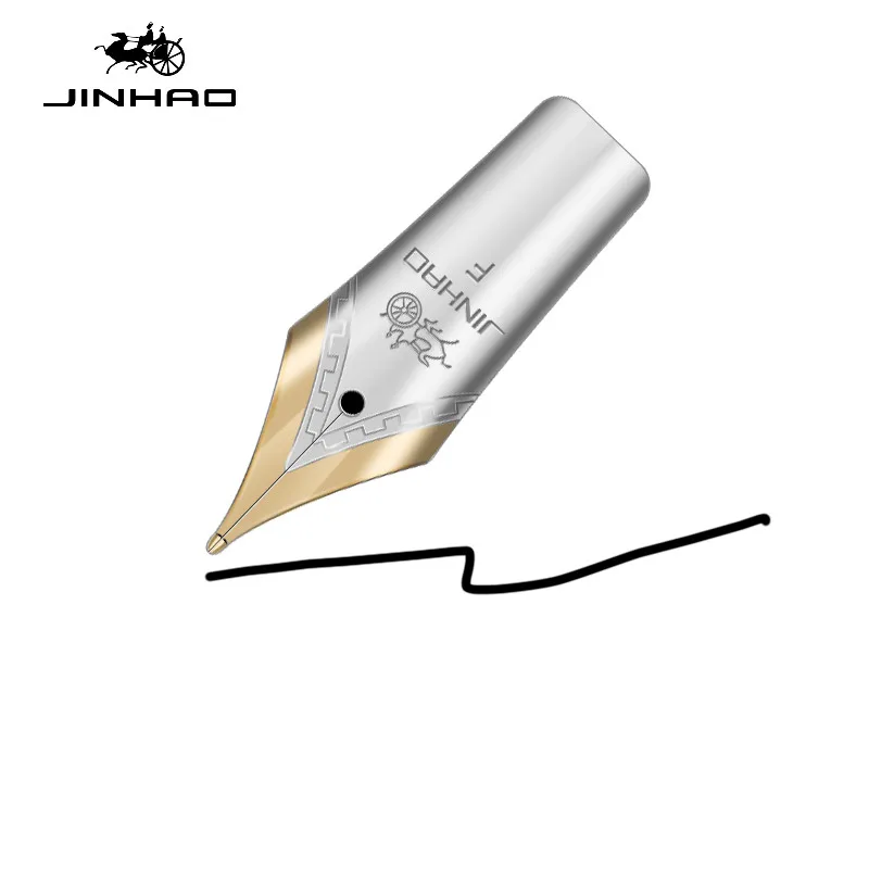 

Lot Jinhao 159 450 599 750 baoer 388 Fountain pen Universal design large Pen nib Gold tip 0.5mm 0.38MM 1.0MM Straight Nib