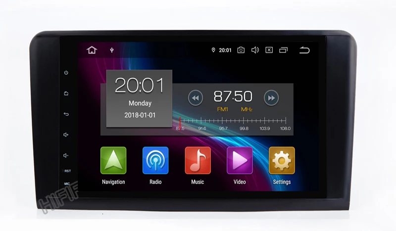 Top DSP Android 9.0 4G 8 CORE car GPS For Mercedes Benz ML GL W164 ML350 ML500 GL320 radio stereo navigation NO DVD PLAYER 8