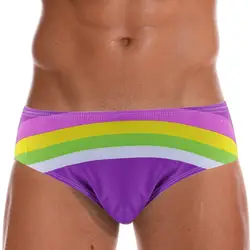 Litthing 2019 полосатый купальник Мужские плавки короткие сексуальные трусы мужские сексуальные Купальный пляжный костюм нижнее белье