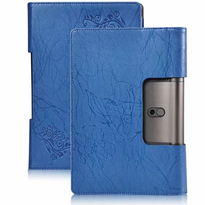 style 2-blue-mbh Защитный чехол для lenovo Yoga Tab 5 10," планшет для lenovo Yoga Smart Tab YT-X705F Чехол+ пленка стилус - Цвет: style 2-blue-mbh