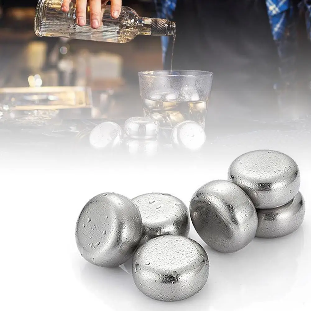 Камни для виски из нержавеющей стали, кубики для льда, камни для виски, камни для охлаждения, щипцы для вина, не разбавляющие охлаждающие винные напитки