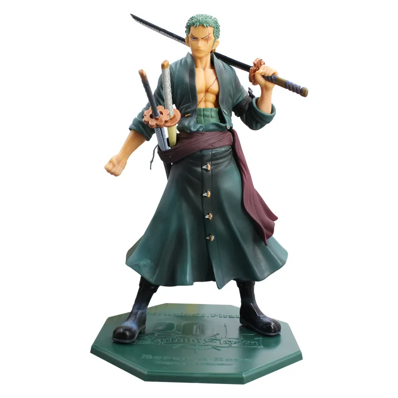 Фигурка из аниме ророноа Зоро два года спустя Zoro 3D2Y три меча пиратский охотник