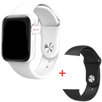 W58 умные часы серии 5 для мужчин и женщин iwo 8 lite iwo 10 монитор сердечного ритма напоминание о звонках для Android Apple PK P68 a1 IWO 12 - Цвет: add Strap