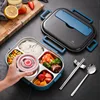 Stainless Steel lunch box for kids food storage insulated lunch container japanese snack box Breakfast bento box with Soup Cup ► Photo 3/6