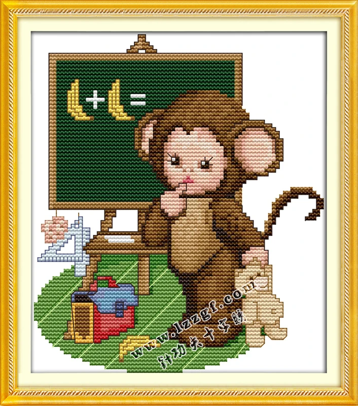 C053-12053 小猴学数学 80×93