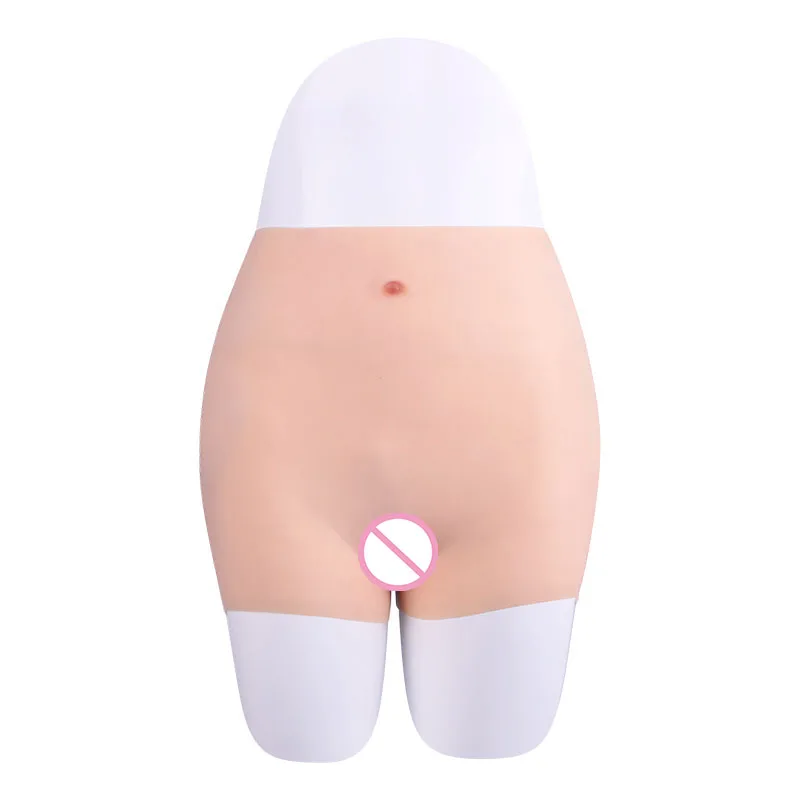 Artificial Silicone Realistic Fake Vagina Underwear Shorts Panties For Transvestite Crossdresser Transgender Shemale Drag Queen